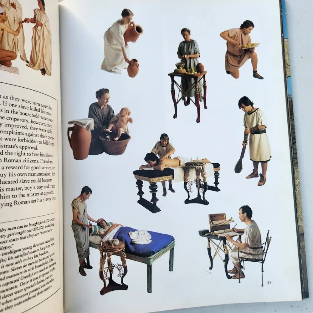 Classical Rome Living History Book Hardcover Social Studies World History Julius